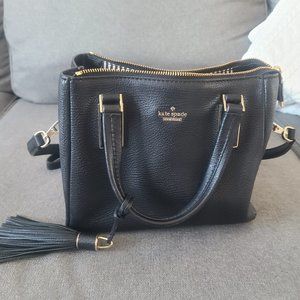Black Kate Spade shoulder bag